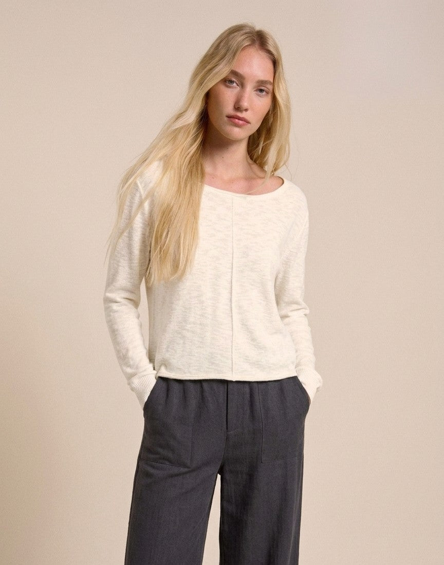 Buy Little Lies - Sacha Top - Milk by Little Lies - at Hamish + Grace