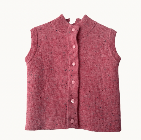 Buy Little Lies - Speckle Vest - Rose by Little Lies - at Hamish + Grace