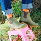 Buy Merry People - Bobbi Ankle Boot - Khaki by Merry People - at Hamish + Grace