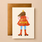 Buy Mother Foil Greeting Card | Super Mum | Eco - Friendly, Blank Inside by Gabrielle & Celine Greeting Cards Australia - at Hamish + Grace
