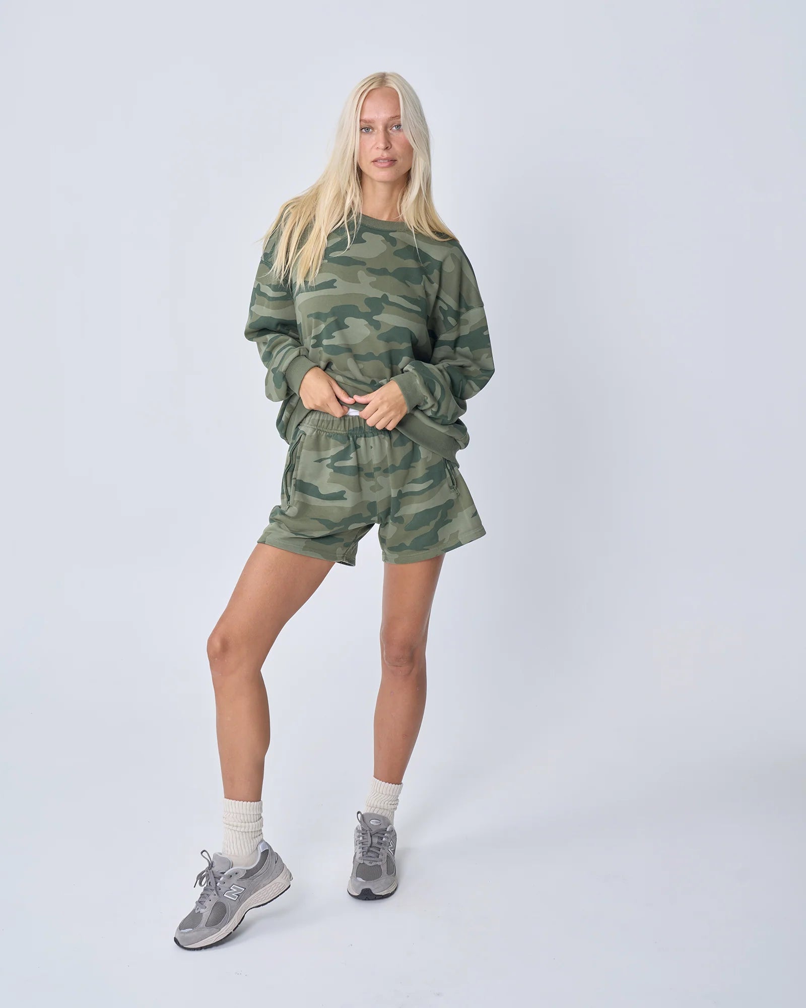 Buy Near The Sea - Camo Jumper by Near The Sea - at Hamish + Grace
