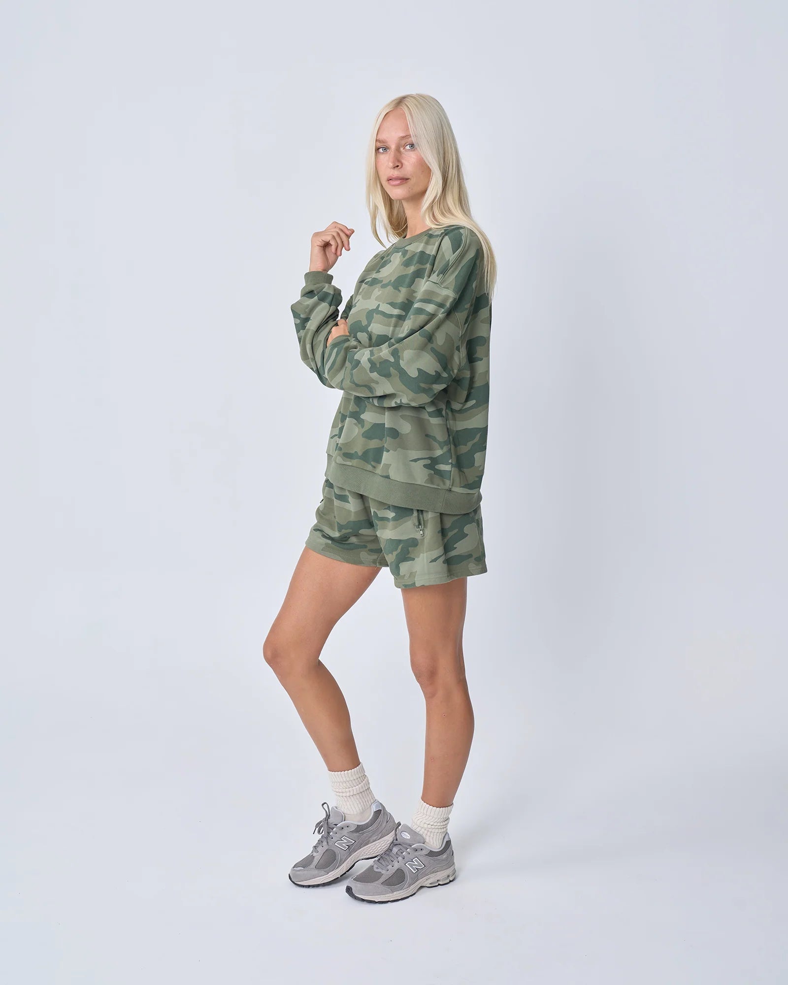 Buy Near The Sea - Camo Jumper by Near The Sea - at Hamish + Grace