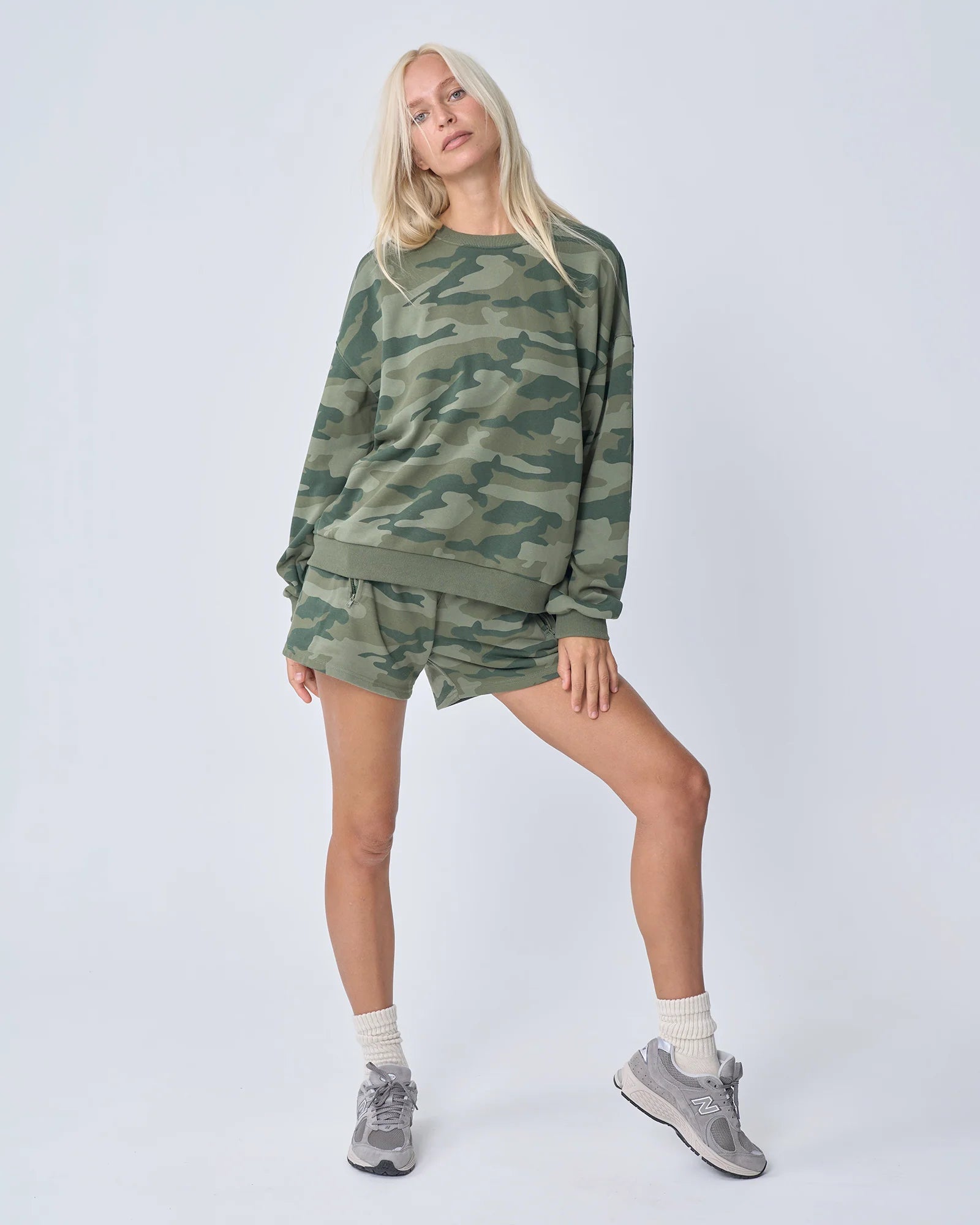 Buy Near The Sea - Camo Jumper by Near The Sea - at Hamish + Grace