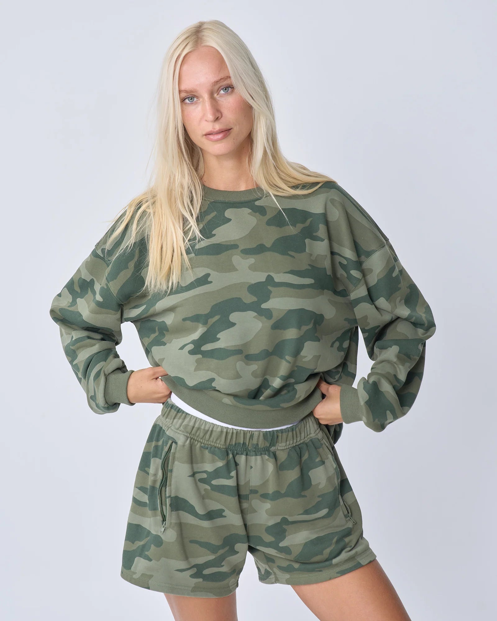 Buy Near The Sea - Camo Jumper by Near The Sea - at Hamish + Grace