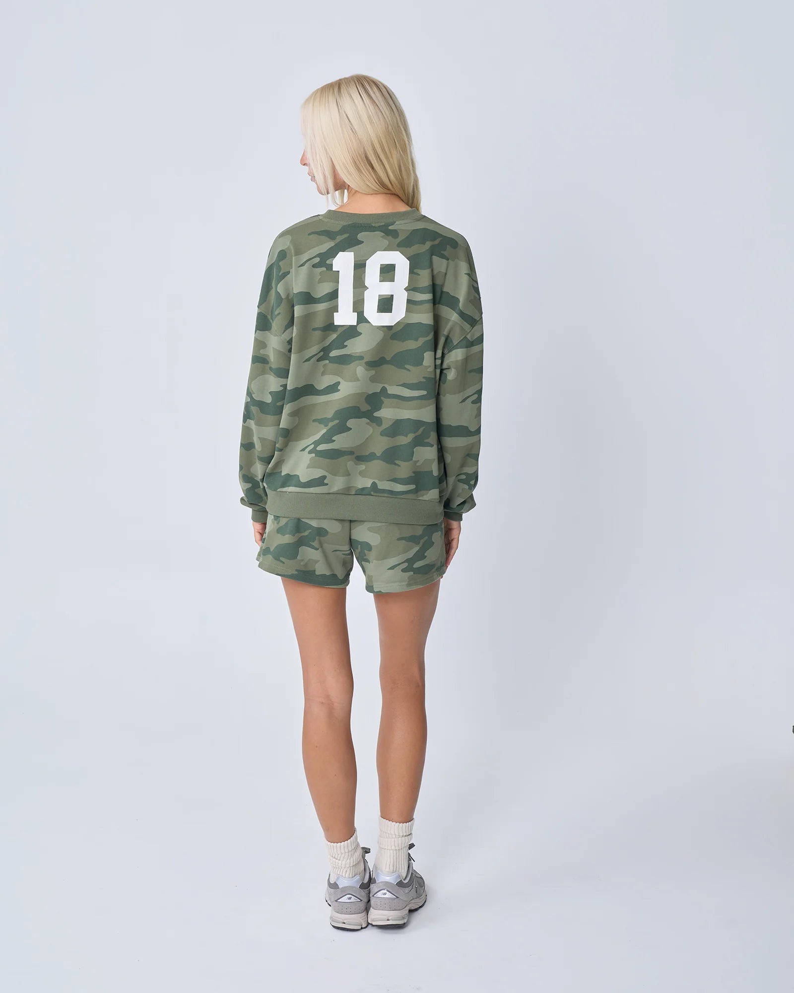 Buy Near The Sea - Camo Jumper by Near The Sea - at Hamish + Grace