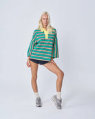 Buy Near The Sea - Oversized Polo - Green by Near The Sea - at Hamish + Grace