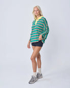 Buy Near The Sea - Oversized Polo - Green by Near The Sea - at Hamish + Grace