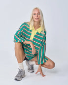 Buy Near The Sea - Oversized Polo - Green by Near The Sea - at Hamish + Grace