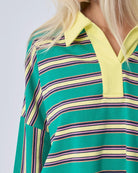 Buy Near The Sea - Oversized Polo - Green by Near The Sea - at Hamish + Grace