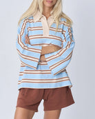 Buy Near The Sea - Oversized Polo - Ocean by Near The Sea - at Hamish + Grace