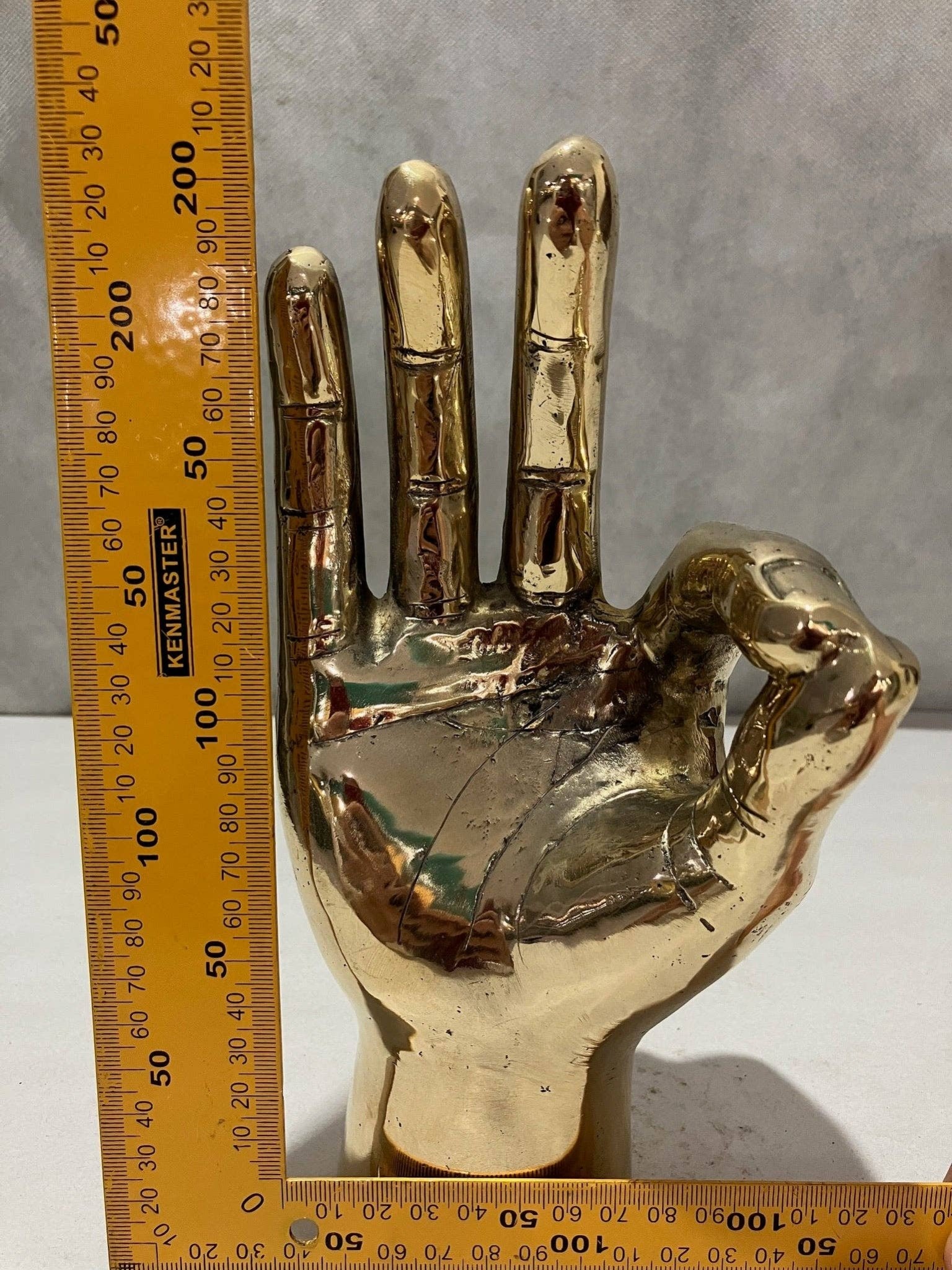 Buy OK Hand, 23cm, Bronze Handmade by Bronze Betty - at Hamish + Grace