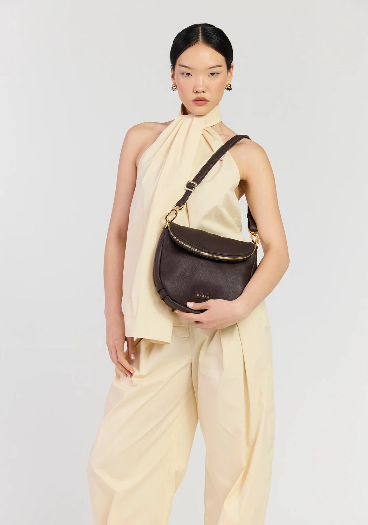 Buy Saben - Fifi Crossbody Cacao by Saben - at Hamish + Grace