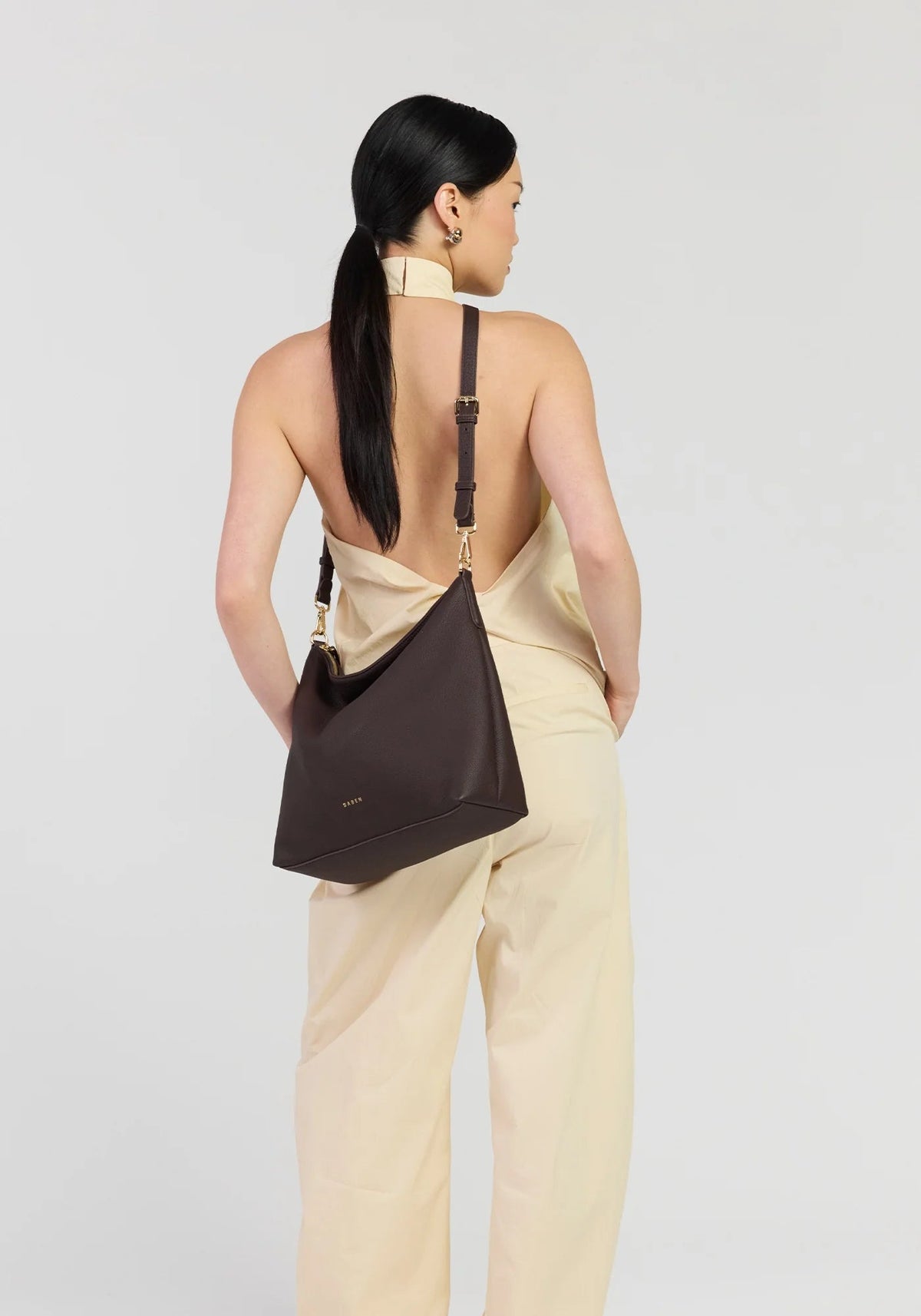 Buy Saben - Miki Shoulder Bag Chocolate by Saben - at Hamish + Grace