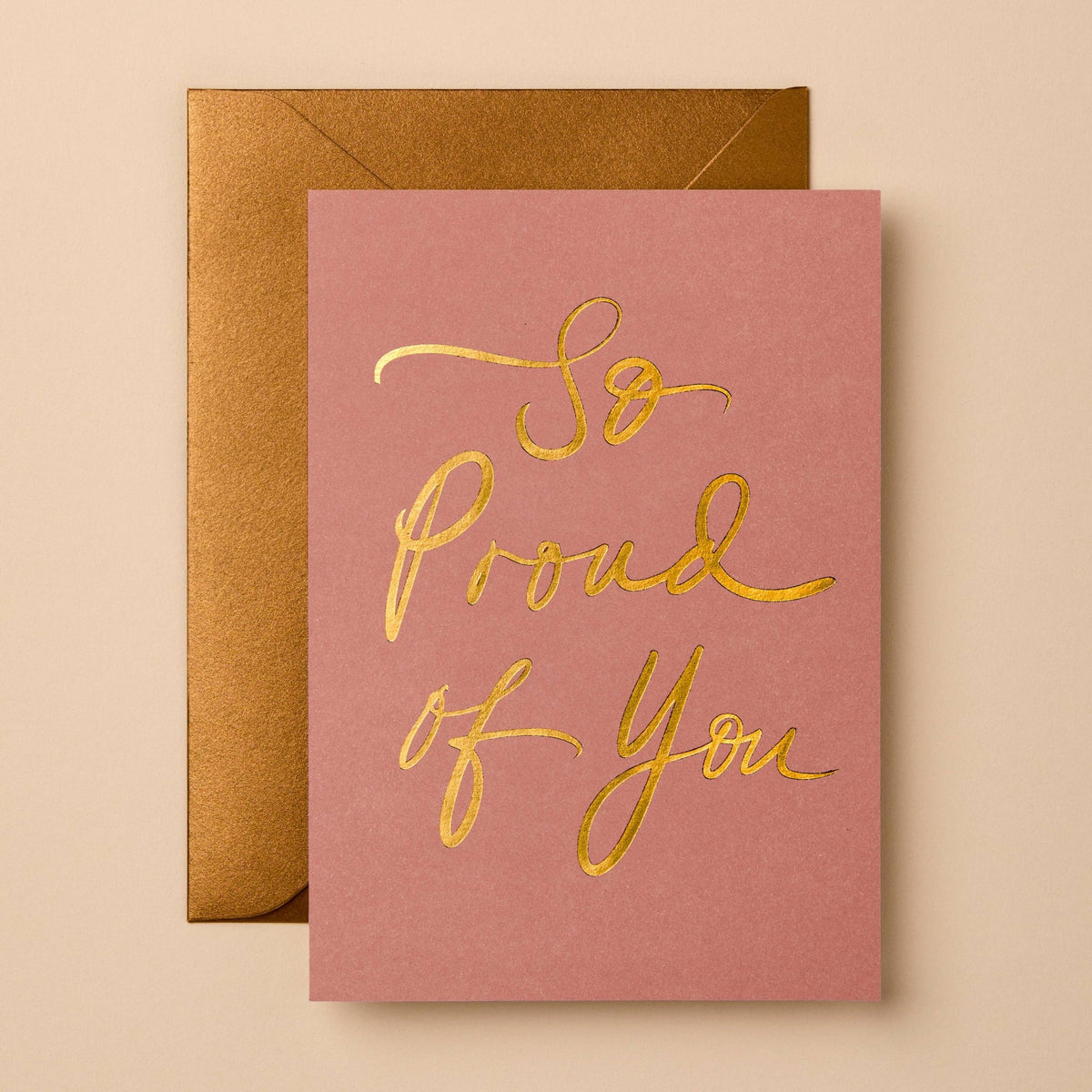 Buy So Proud of You Greeting Card | Luxury Foil Design by Gabrielle & Celine Greeting Cards Australia - at Hamish + Grace