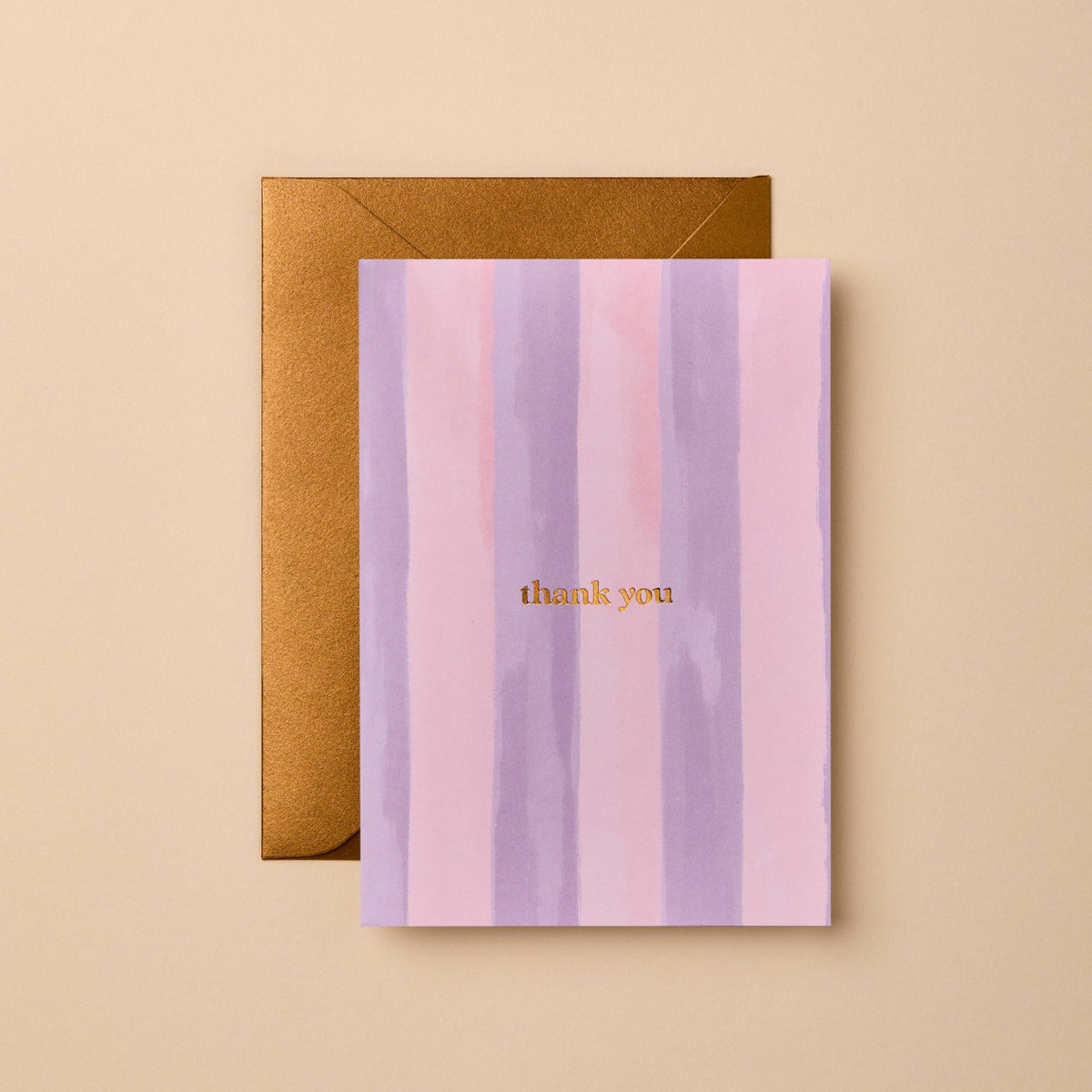 Buy Thank You Card | Sustainable Gold Foil Greeting Card by Gabrielle & Celine Greeting Cards Australia - at Hamish + Grace