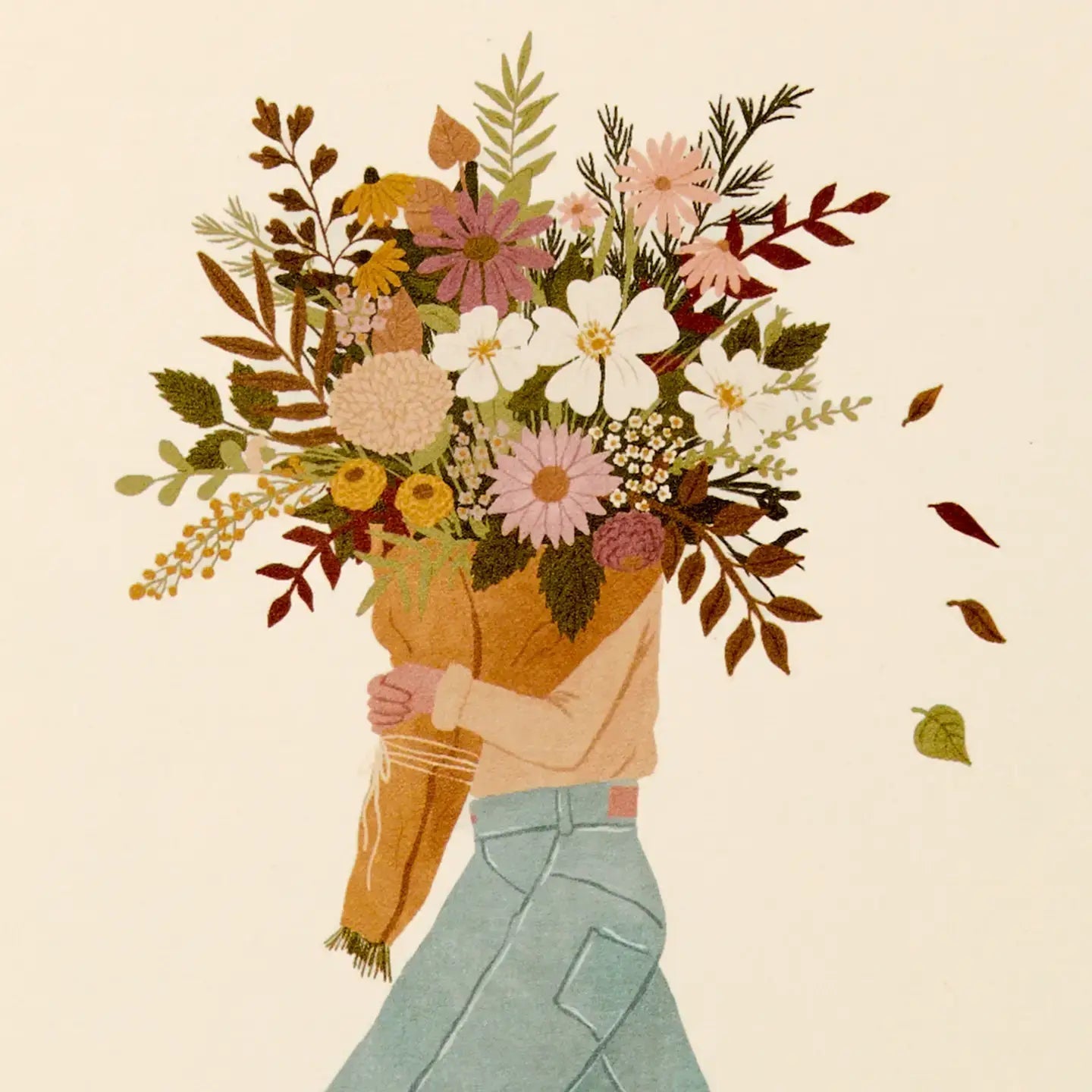 Buy Thank You Card | Thanks A Bunch | Sustainable Foil Greeting Card by Gabrielle & Celine Greeting Cards Australia - at Hamish + Grace