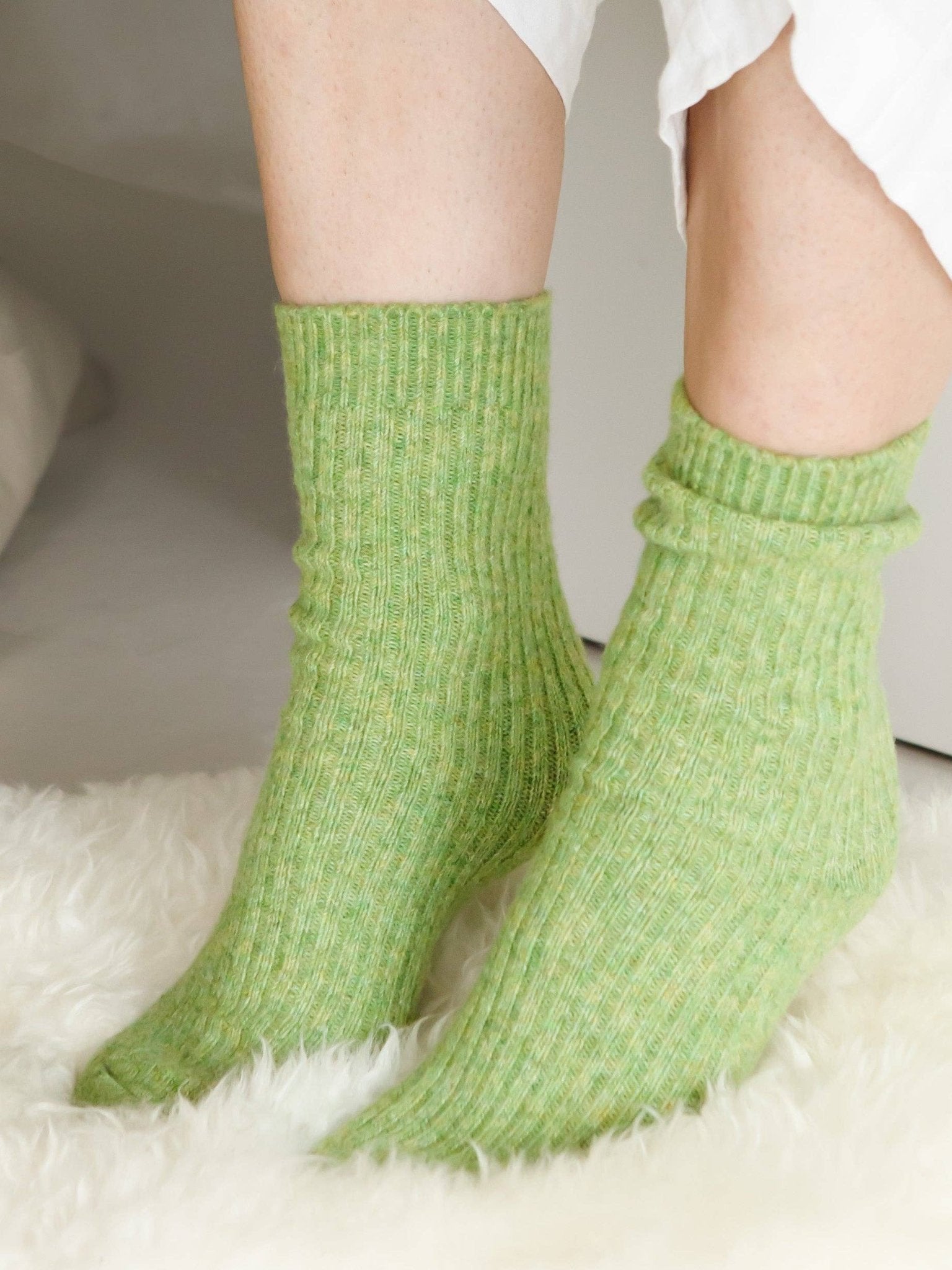 Buy The Comfiest Socks - Green: L/XL by Bed & Butter - at Hamish + Grace