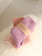 Buy The Comfiest Socks - Heather Rose (NEW!): L/XL by Bed & Butter - at Hamish + Grace