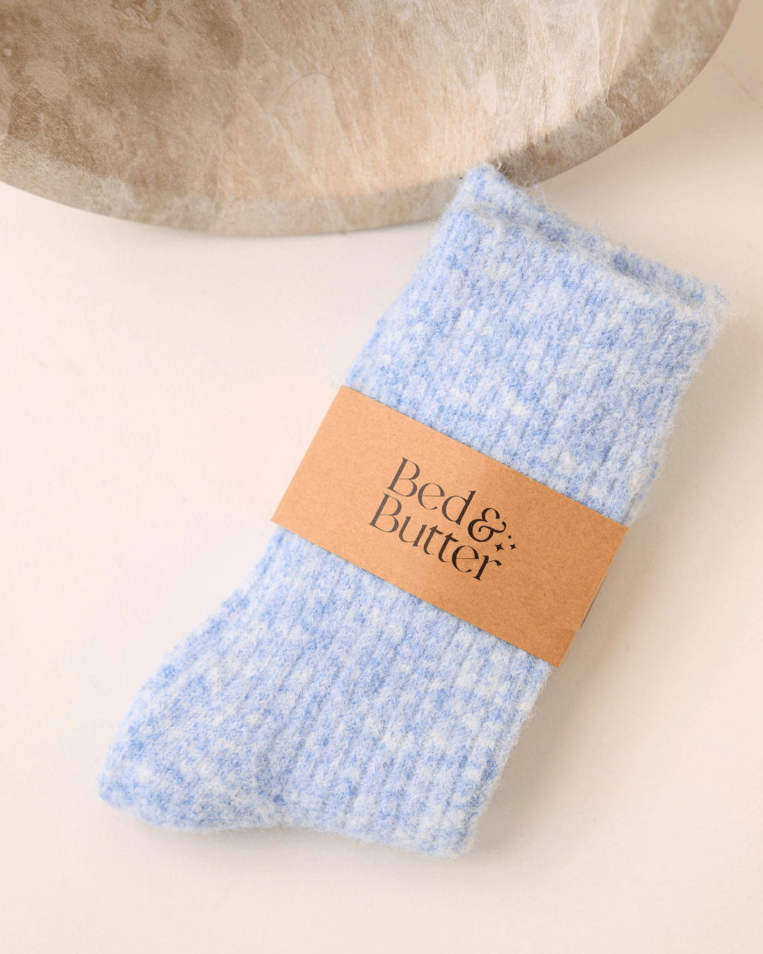 Buy The Comfiest Socks - Light Blue (NEW!): L/XL by Bed & Butter - at Hamish + Grace