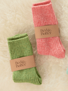 Buy The Comfiest Socks - Light Red (NEW!): S/M by Bed & Butter - at Hamish + Grace