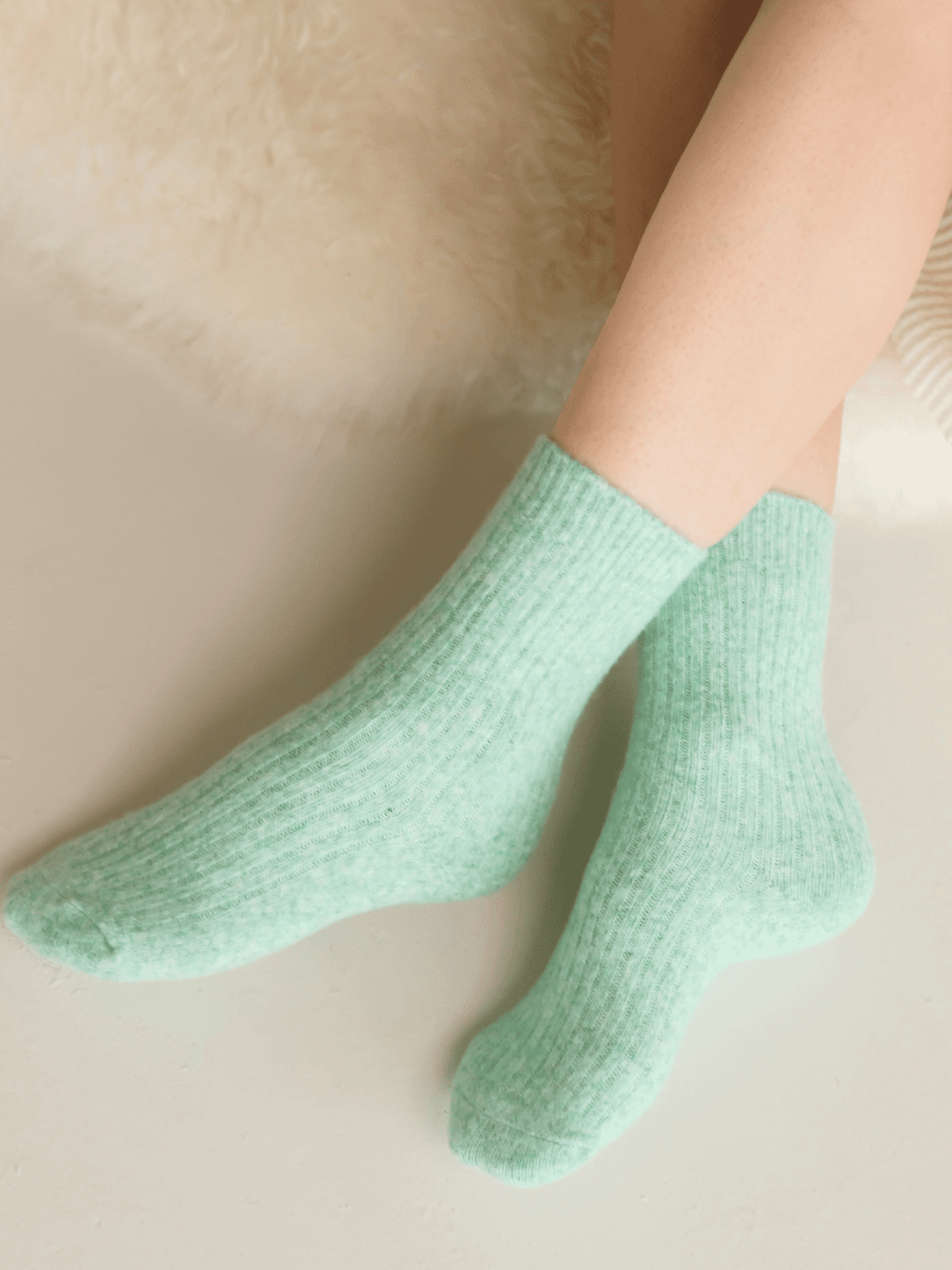 Buy The Comfiest Socks - Mint (NEW!): S/M by Bed & Butter - at Hamish + Grace