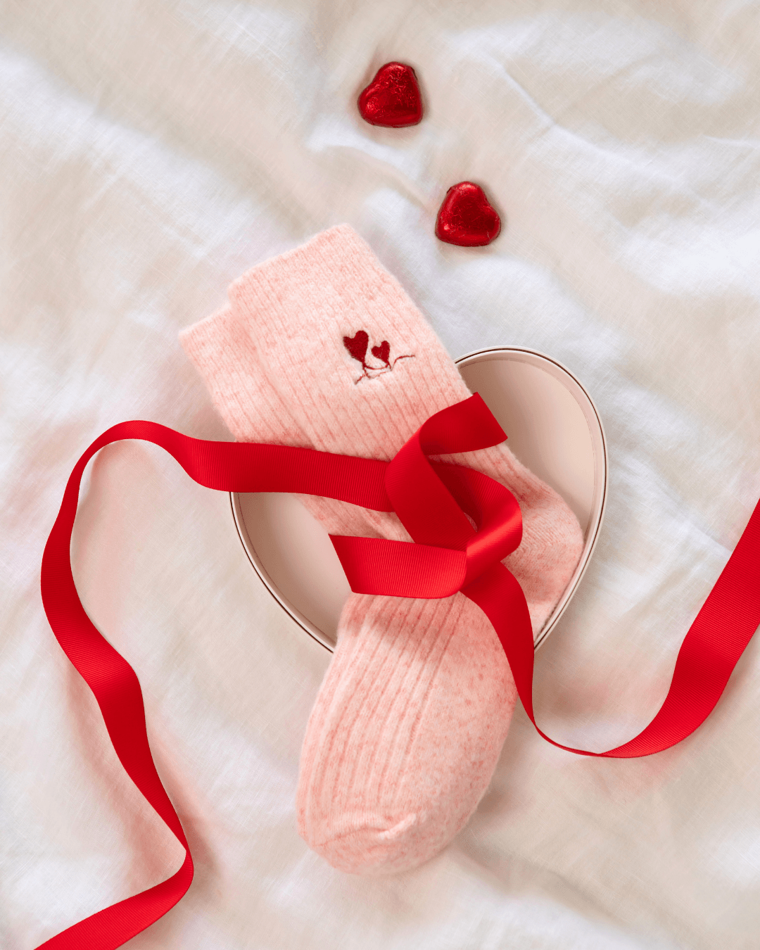 Buy The Comfiest Socks - Mothers Day - Heart: L/XL by Bed & Butter - at Hamish + Grace