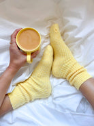 Buy The Comfiest Socks - Yellow: L/XL by Bed & Butter - at Hamish + Grace