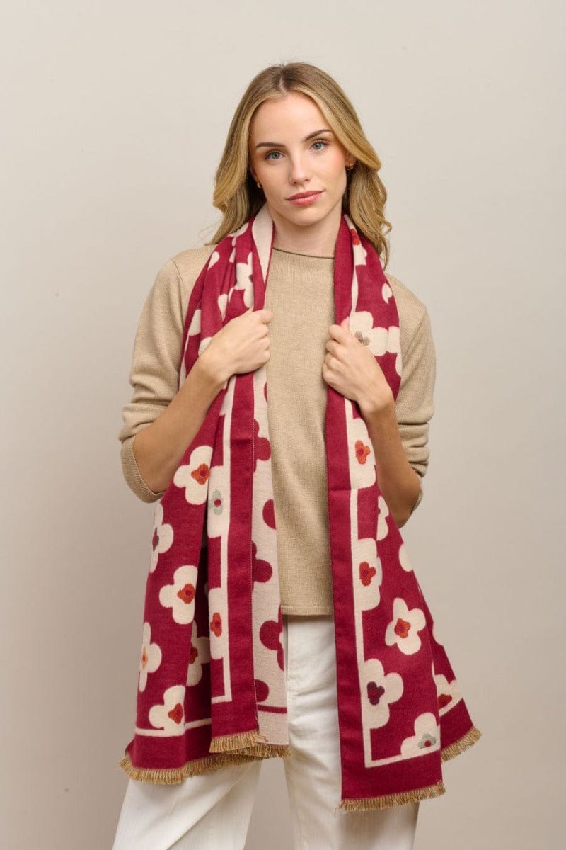 Buy Tiger Tree - Cherry Autumn Flower Scarf by Tiger Tree - at Hamish + Grace