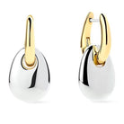 Buy Two-toned Teardrop Earring - 14ct Gold by Hamish + Grace - at Hamish + Grace